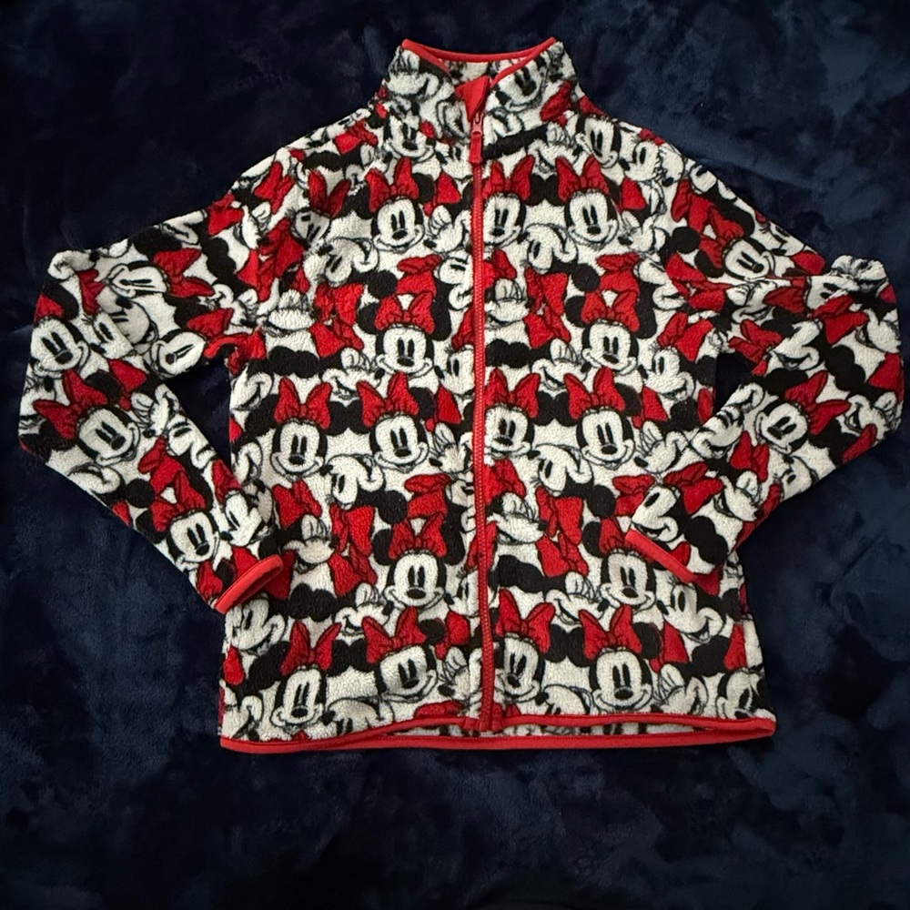 Disney Fleece Jacket with Minnie Mouse Design